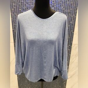 WHBM ⭐️ White House Black Market ⭐️ heather denim blue oversized shirt